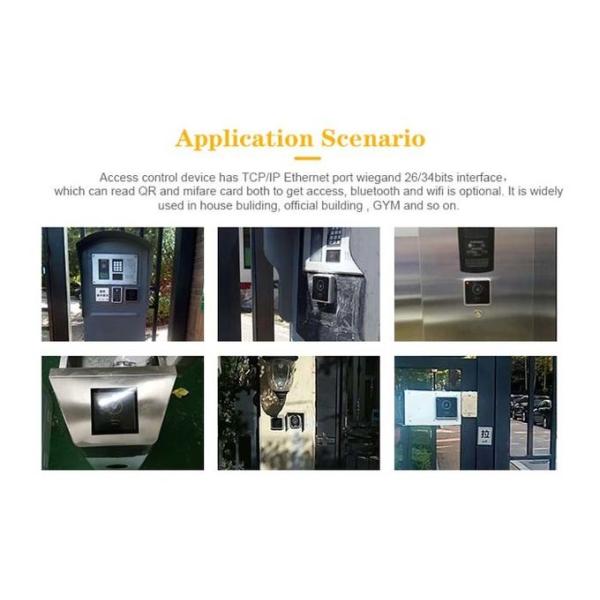 Digital Qr Code Access Control Reader Mifare Card Reader Wiegand 26