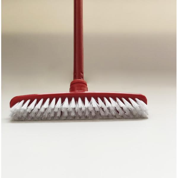 Floor Scrub Brush With Long Handle 48" Stiff Bristle Shower Deck Brush