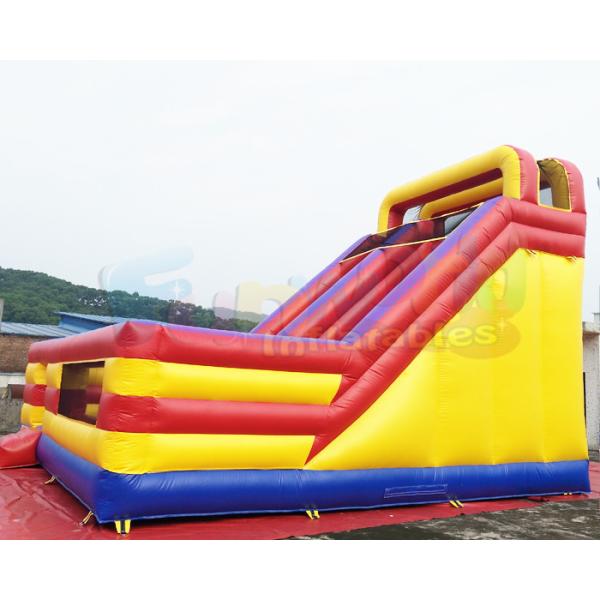 0.55mm PVC Inflatable Amusement Park Adult Bouncy Castle Slides