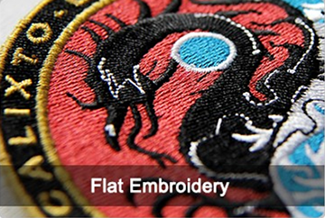 Custom Flag 3D Born To Be Mild Logo Embroidered Neck Patch Reusable