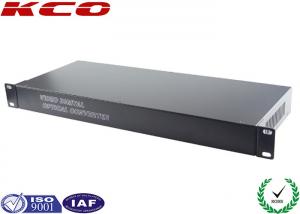 Cheap 1U Rack Mounted Fiber Optic Media Converter / Fiber Optic Video Converter for sale