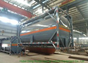 Cheap Insulated ISO Q235 / LDPE 20 Foot Tank Container For Acetic Acid / Acetic Anhydride for sale