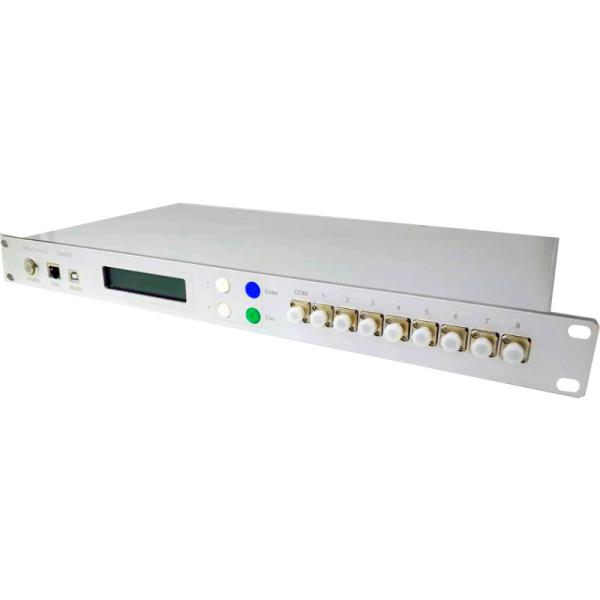 19 Inch Standard 1U Rack 1x16 Fiber Optical Switch Single Mode And Multimode