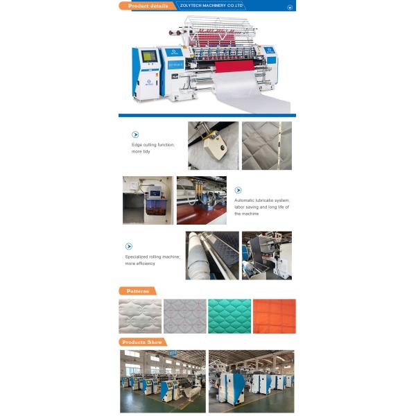 ZLT-YS128 High speed computerized lock stitch Mattress sewing machine X-axis movement 304.8mm for mattress