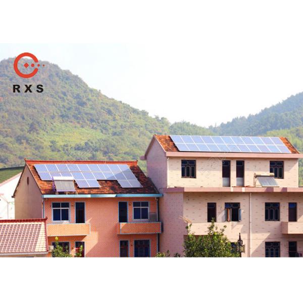 30KW On Grid Solar System High Accuracy Roof / Ground Installation Place