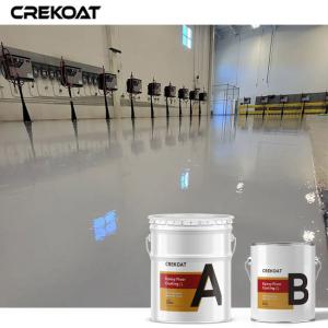 Cheap Self Leveling High Gloss White Epoxy Floor Paint Smooth And Seamless Surface for sale