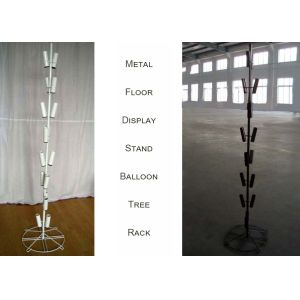 Balloons Tree Metal Floor Display Stands / 16 Tubular Holder Metal Display Rack