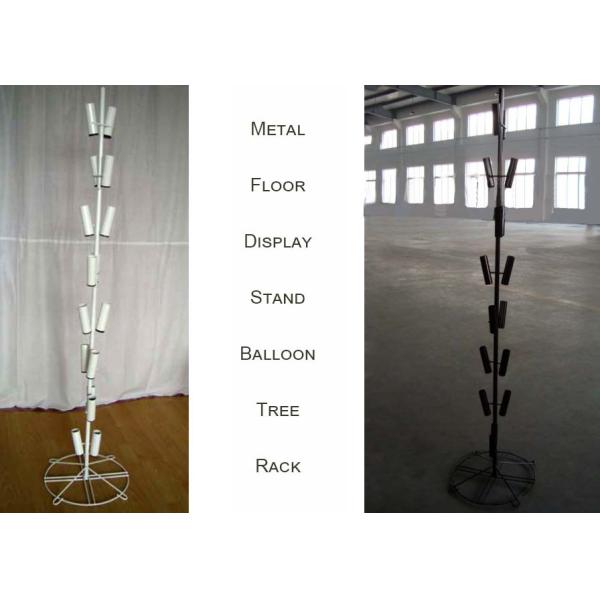 Quality Balloons Tree Metal Floor Display Stands / 16 Tubular Holder Metal Display Rack wholesale