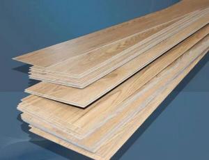 Cheap Long-Lasting LVT Vinyl Flooring With 0.07mm/0.1mm Wear Layer Walnut Wood for sale