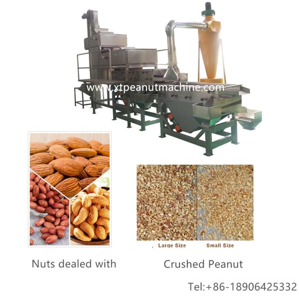 Food Grade Peanut Crushing Machine 304 Stainless Steel Groundnut Crusher Machine