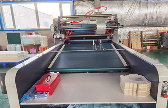 150×150mm Paper Window Patching Machine Corner V Cutting Creasing