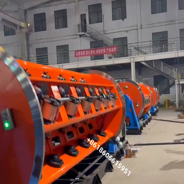 Large Production Capacity Rigid Strander With Automatic Side Or Floor Loading Systems At 45º