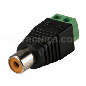 Cheap RCA-FC  RCA(Phono) Female Socket to Screw Terminals Connector for AV Cable for sale