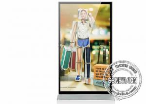 Cheap Transparent Wifi Digital Signage Android Monitor Samsung LG 98 Inch Floor Stand for sale