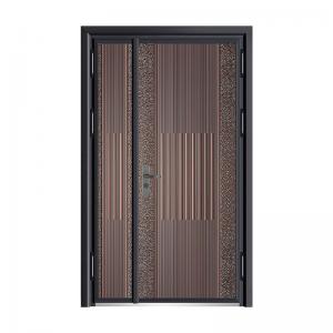 Cheap New design iron villa exterior entry steel security door models for sale