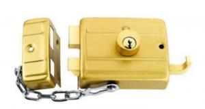 Cheap Home Hotel Double Lock Door Latch Polished 8~12mm Sliding Door Lock for sale