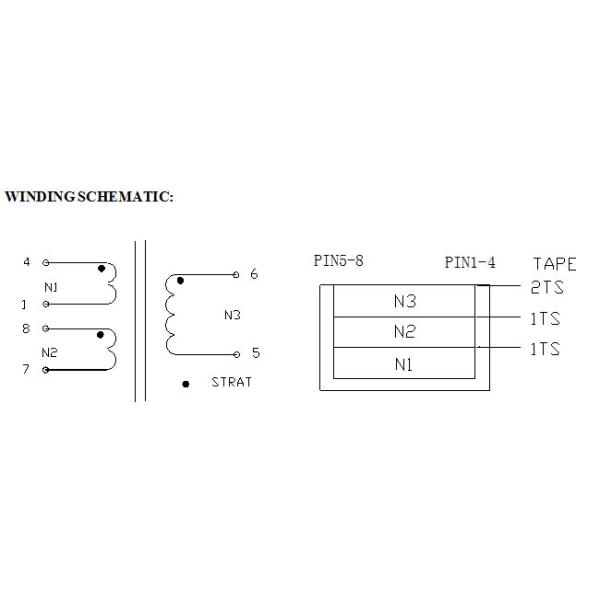 Mini EE5 EE10 Switching Power Supply Transformer Automatic Winding Labor Cost Save