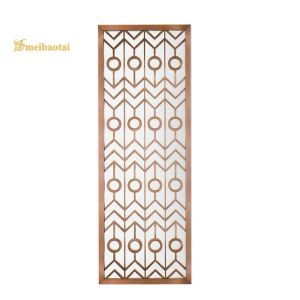 Cheap Hairline Bunnings Metal Decorative Screens , 8mm Corrugated Metal Room Divider for sale