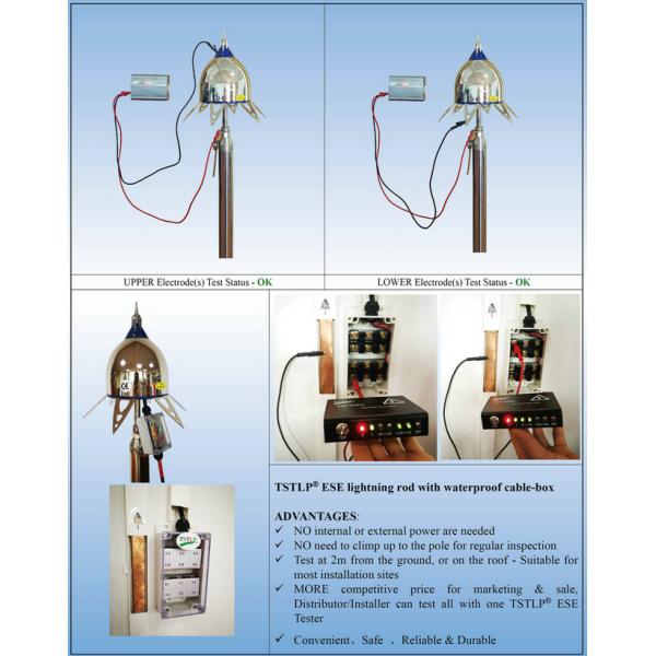 Material - Tested Active Ese Lightning Rod As Per UNE21.186 Mirror - Shine Housing
