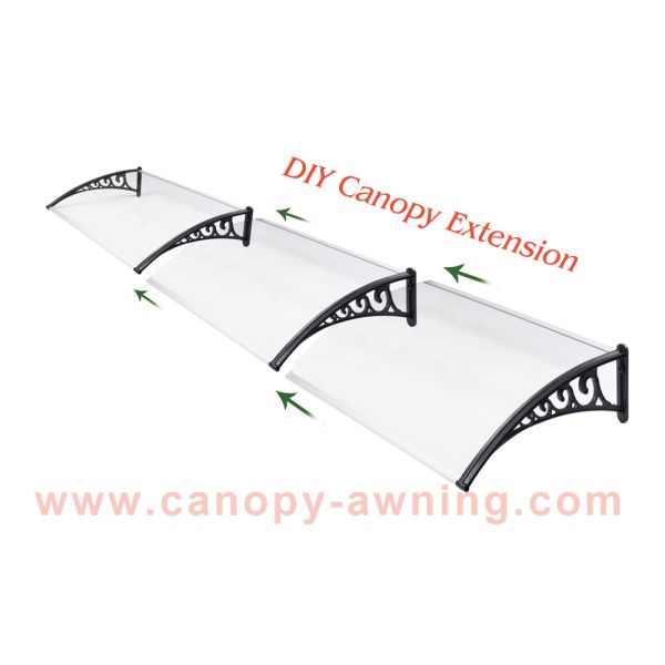 polycarbonate DIY awning/canopy