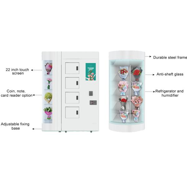 Lcd Type Touch Screen Shop Floral Vending Machine