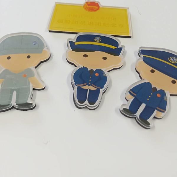 Acrylic Magnetic Souvenir Custom Designs Fridge Magnets Durable