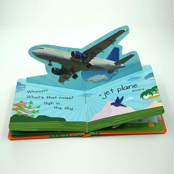 Quality CMYK Coloring Book Printing Service Childrens Pop Up Book With Spreads 210mmx297mm wholesale