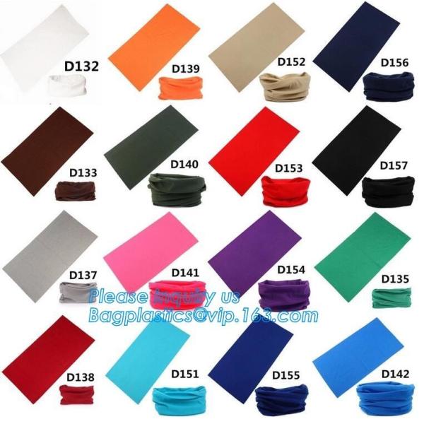 custom colorful seamless multifunctional bandana,Bespoke multifunctional seamless tube sun protection face mask scarf ba