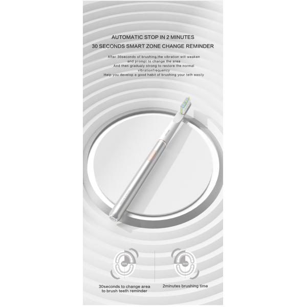 Rechargeable Gum Care Adult Electric Toothbrush Replaceable IPX7 Waterproof