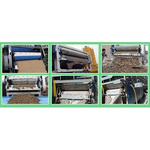 3 Meter Horizontal Belt Filter Press Water Treatment Plant Mud Water Separation