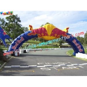 Cheap Promotional Large Inflatables Advertising Arch Door rip-stop nylon material for sale
