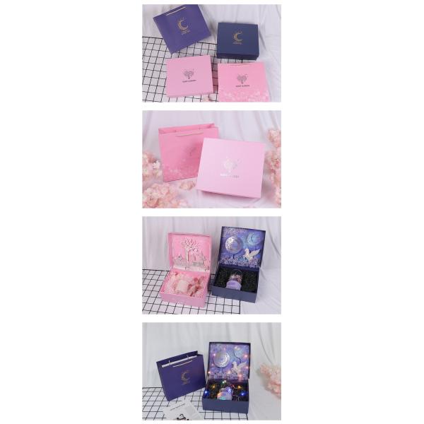 Magnet Sustainable Gift Box Packaging , Moistureproof 3D Packaging Box