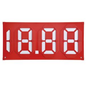 China 5 Characters Gas Station Fuel Price Board Translucent Type Reflective Type Optional on sale