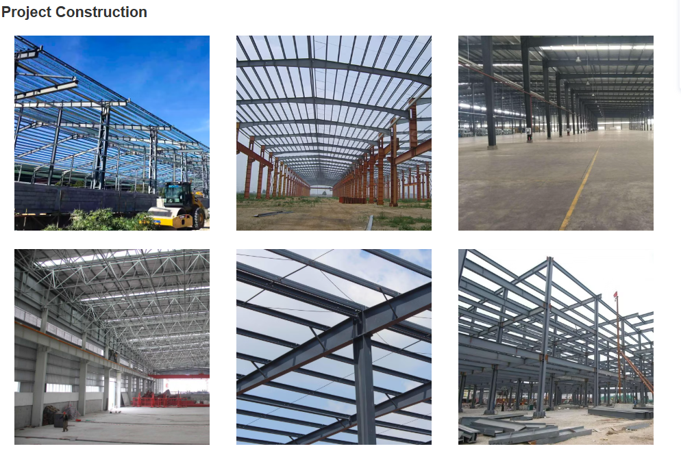 Galvanized Steel Structure Warehouse Workshop