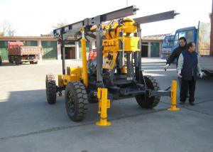 China Hydraulic Jack Geological Drilling Rig Light Weight Torque Transfer Trailer on sale