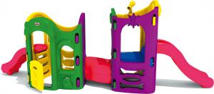 China plastic outdoor play house small children slide play set for toddler to play on sale