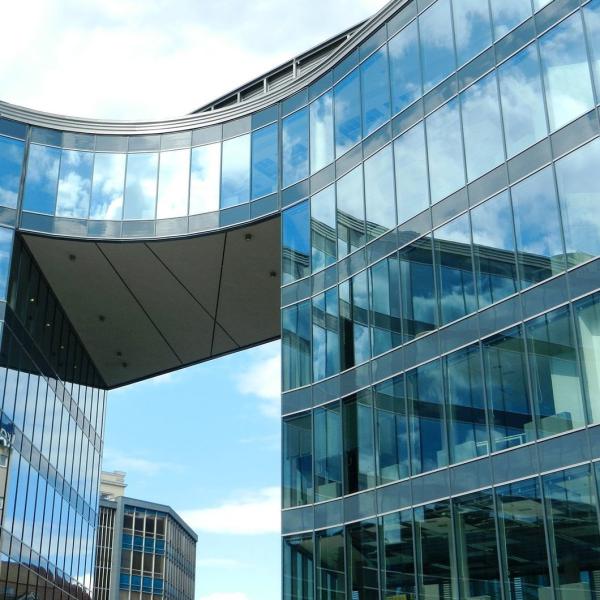 Aluminum Exterior Glass Curtain Wall System for Building Frame Curtain Wall Installation