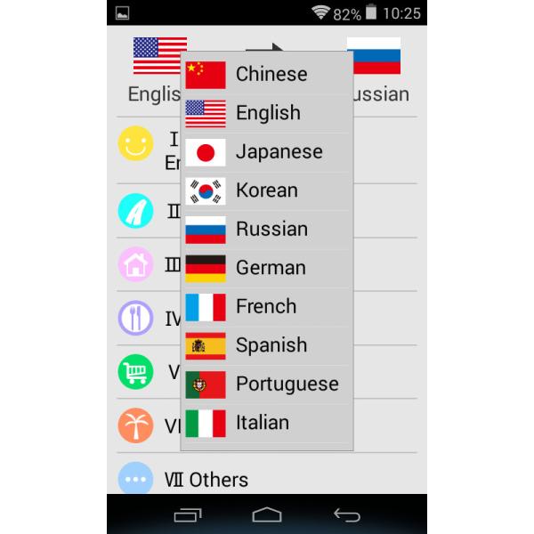 Touch Screen German Voice Translator , Voice English To Any Language Translator