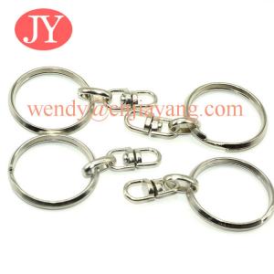 Cheap jiayang wholesale fashion metal stainless steel keyring polished for sale