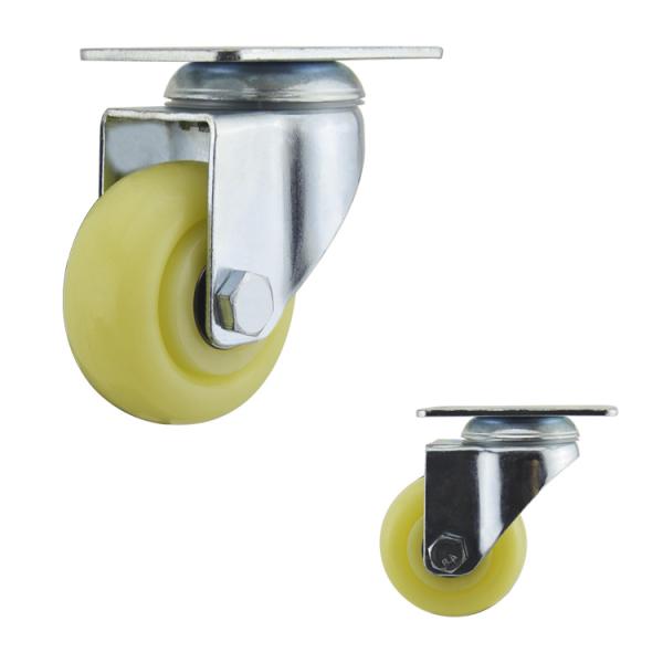 75mm Wheel Side Locking Beige PP Medium Duty Casters