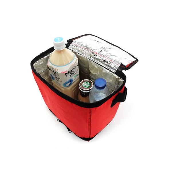 Custom Logo Waterproof Lunch Containers Red Adult Insulated Cooler Tote Bags