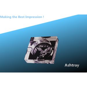 Cheap cristal ashtray/ashtray/glass ashtray/cigarette gift/eagle ashtray for sale