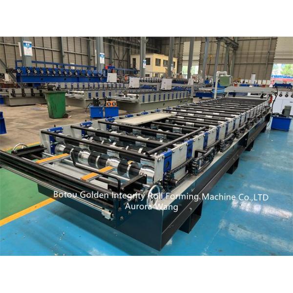 Galvanized Glazed Tile Roll Forming Machine Automatic For Building