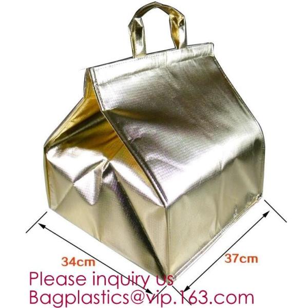 thermal large ice cooler bag/insulated aluminium foil 600D polyester lunch picnic cooler bags,picnic lunch aluminum insu