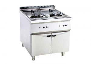 China Double / Single Tank Deep Fryer Stainless Steel Kitchen Equipment For Commercial Use on sale