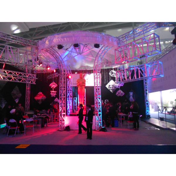 30cmx30cm Aluminum Square Truss , Silver Bolt aluminum stage truss