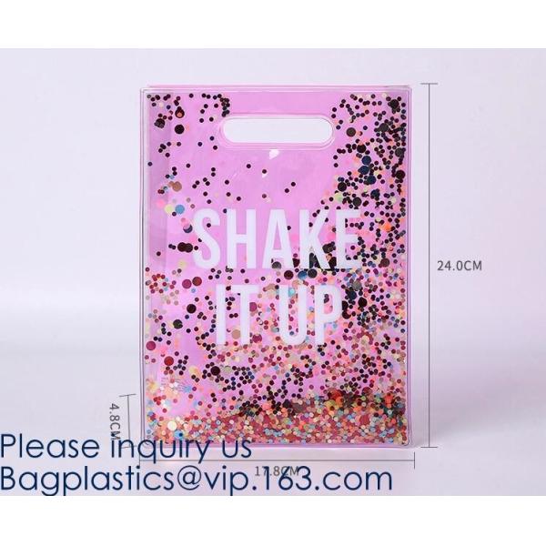 Custom Clear Transparent Holographic Iridescent Ladies Vinyl Tpu Shopper Women Shopping Tote Bag Garment Bags,Storange