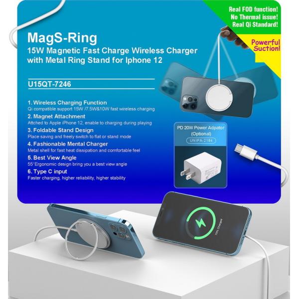 Foldable Magnetic Wireless Charging Pad