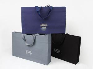 Cheap Custom Brand Premium Packaging Gift Bag Binding Cloth Clothing Tote Bag for sale