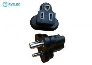 Cheap South Africa Male Plug To Usa Nema 5-15r Adapter Three Hole Socket For Industrial Power for sale